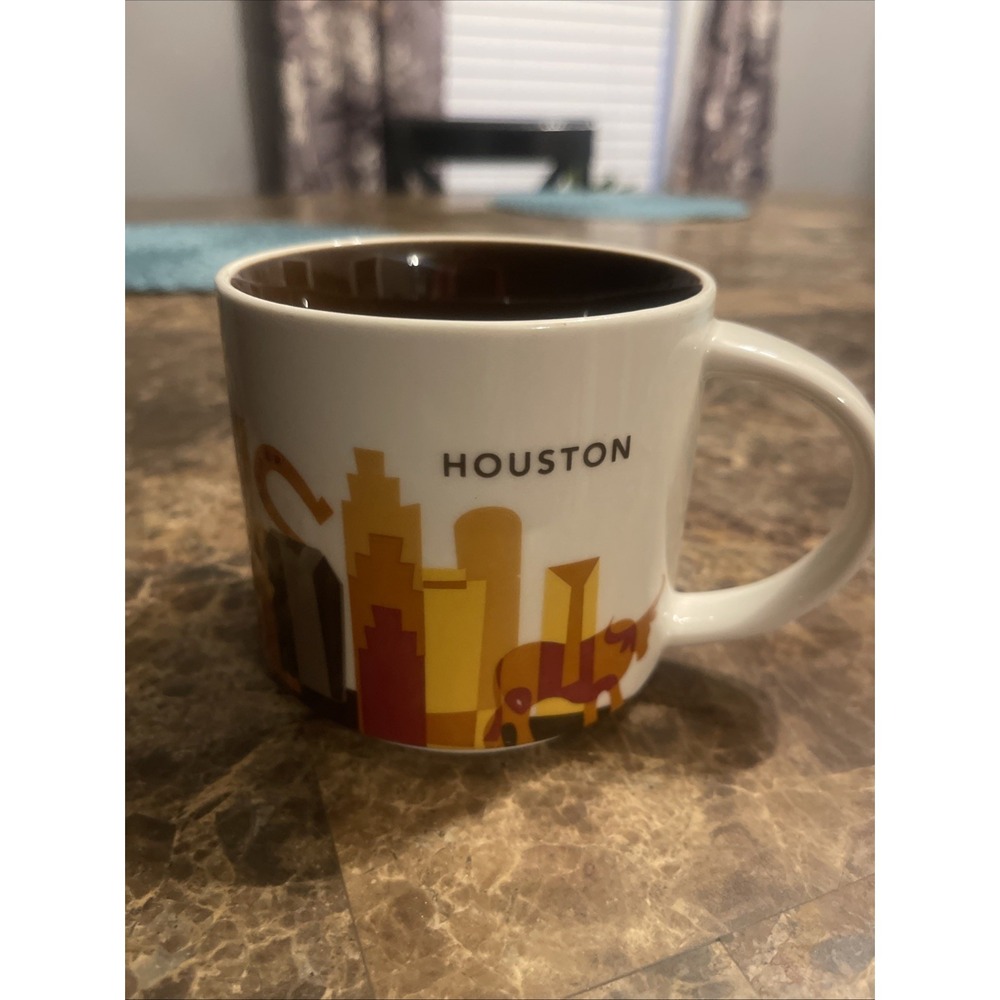 Starbucks Houston Ceramic Coffee Cup Mug You Are Here Collection